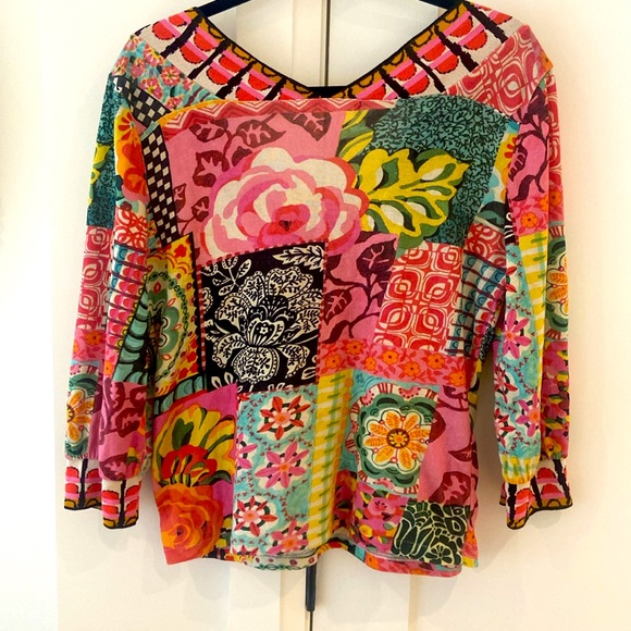 Aldo Martins multicolour knit top. Size L - Picture 2 of 4
